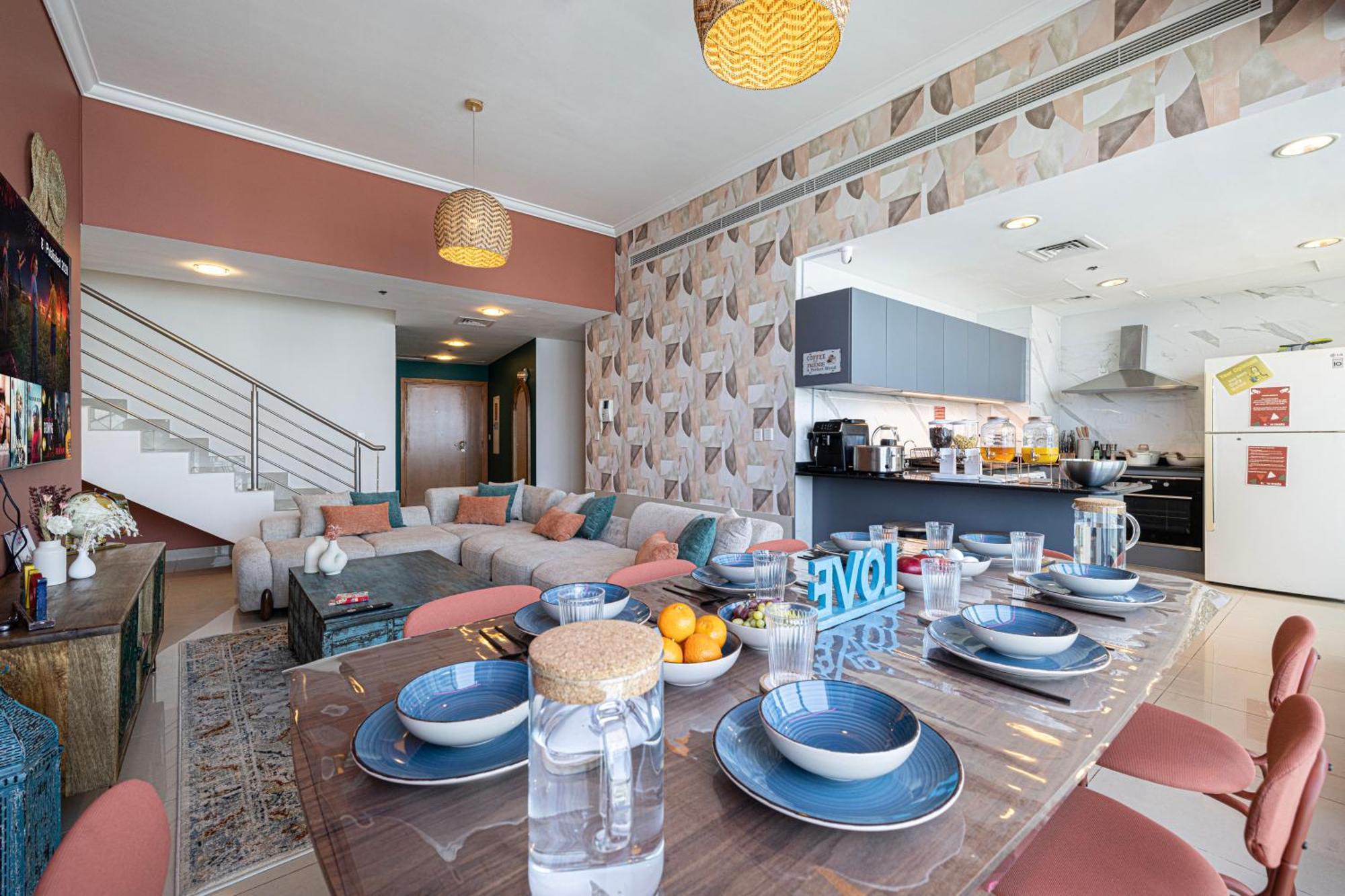 Auberge de jeunesse Capsule Experience Duplex - Panoramic Sea View - Nowmade La Marina à Dubaï Extérieur photo