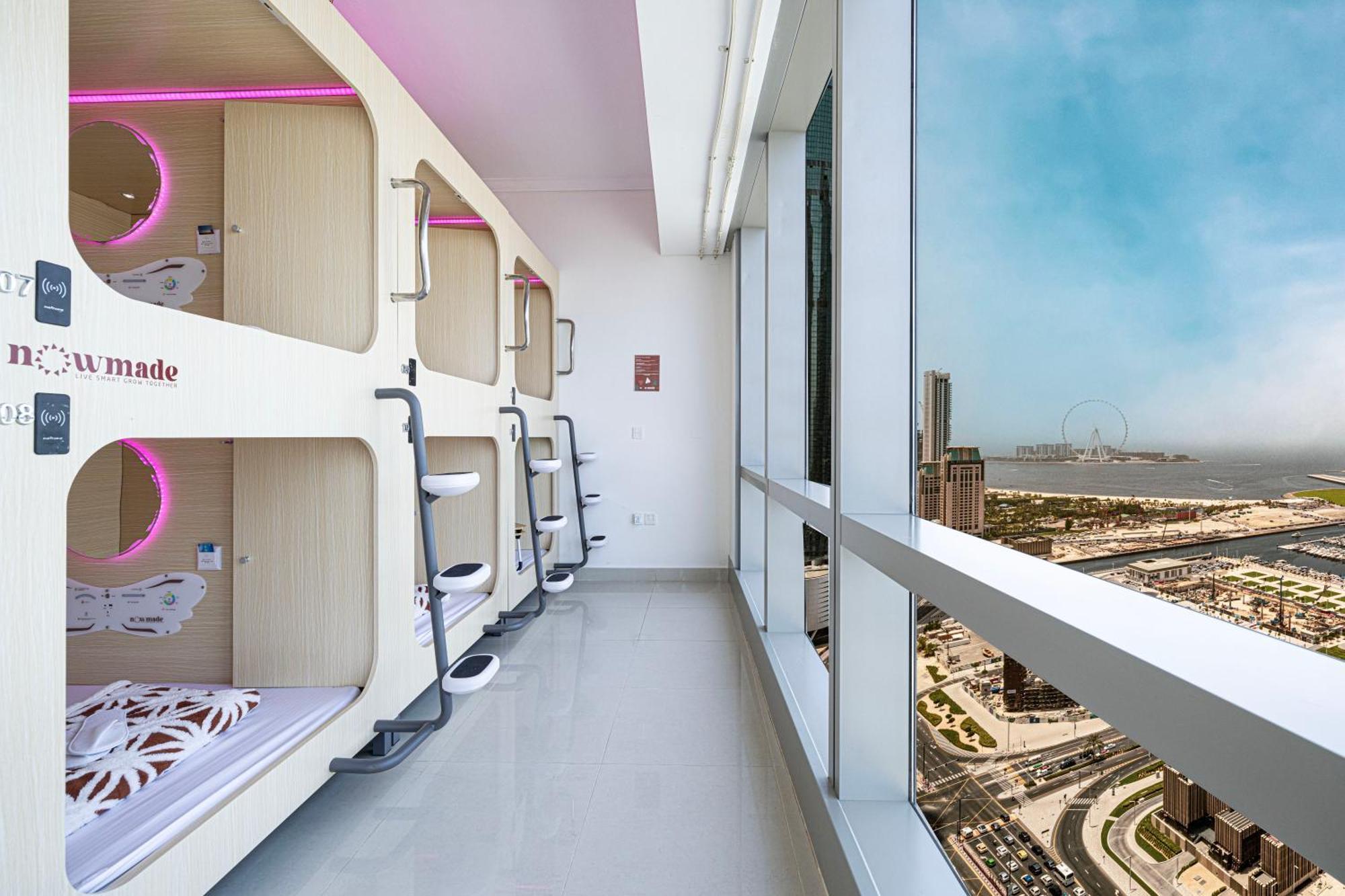 Auberge de jeunesse Capsule Experience Duplex - Panoramic Sea View - Nowmade La Marina à Dubaï Extérieur photo