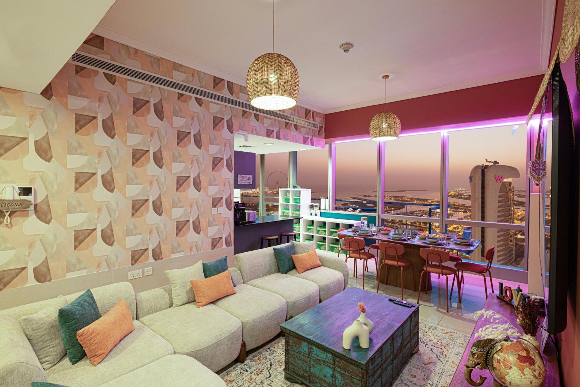 Auberge de jeunesse Capsule Experience Duplex - Panoramic Sea View - Nowmade La Marina à Dubaï Extérieur photo